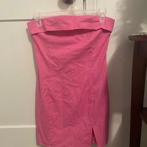 selling pink mini dress. size: medium.  brand: sky to moon.